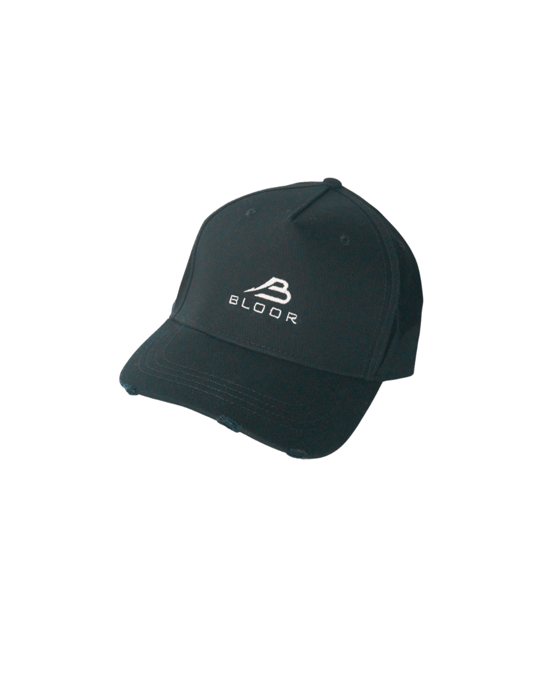BLOOR Distressed Cap – Black