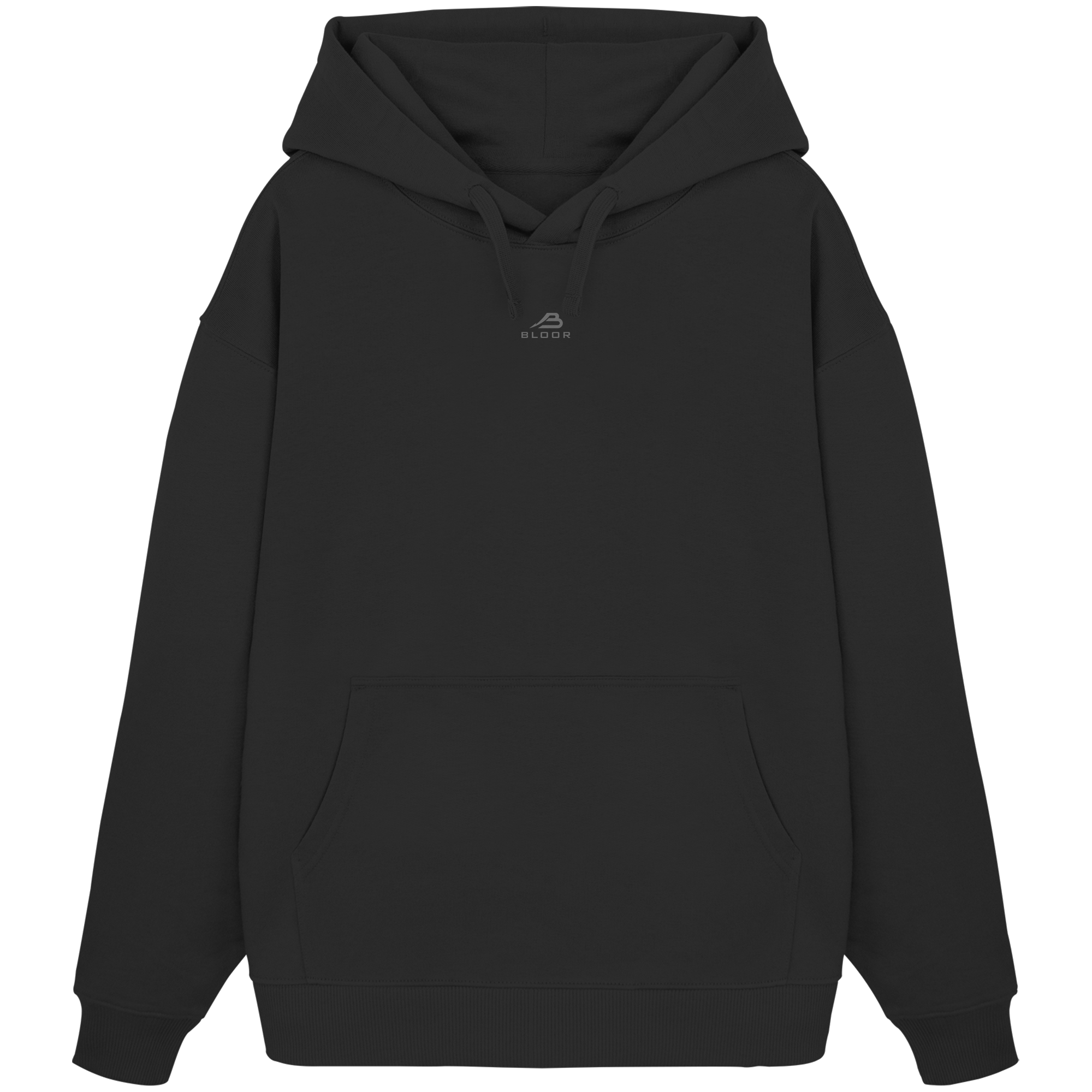 BLOOR Oversized "Predator Club" Hoodie – Black